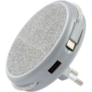 Adeqwat Magnétique Gris-cable USBC intégré