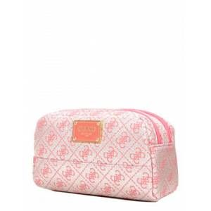 Image de Guess Trousse de toilette double Lurex Rose