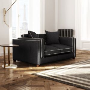 Image de Rodier Canapé 2.5 places Organdi anthracite - 194x106x78 cm