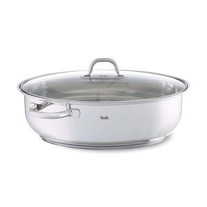 Fissler Cocotte Ovale Inox 38 Cm Avec Couvercle