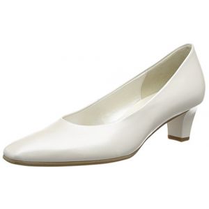 Image de Gabor Competition, Escarpins femme - Blanc Cass&eacute; (Off White Pearlised Leather), 40.5 EU (7 UK)
