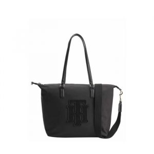 Tommy Hilfiger Sac porté épaule à fermeture zippé Noir