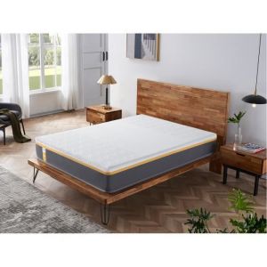 Image de Matelas YPSILON - Hybride : Latex Naturel & Mémoire de Forme - Épaisseur 28cm – Soutien Ferme & Durable- 140x190 cm - Confort Ferme