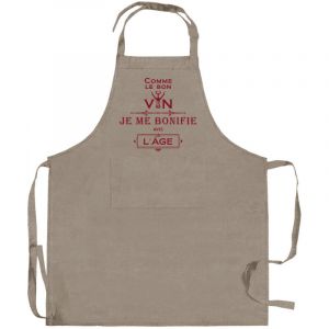 Torchons & Bouchons Tablier Je Me Bonifie Avec L'age FICELLE 90 X 72