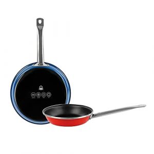 Benetton 2 Po&ecirc;les induction Rainbow noires - D.20/24cm