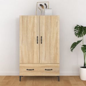 Image de VidaXL Buffet Chêne sonoma 70x31x115 cm Bois d'ingénierie - Brun