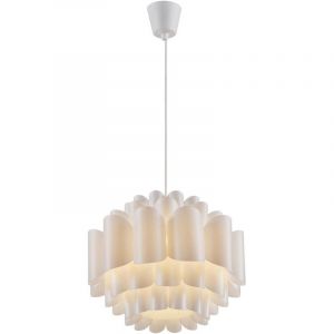 Suspension design en blanc 130 cm