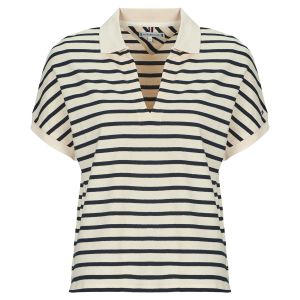 Tommy Hilfiger Polo LYOCELL OPEN-NK RELAXED POLO SS Blanc - Taille EU S,EU M,EU L,EU XL