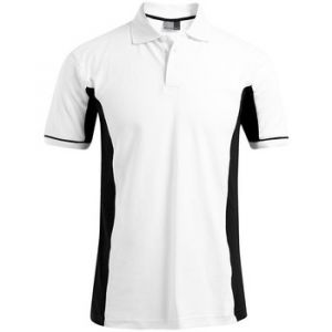 Image de Promodoro Polo fonctionnel Hommes, XL, blanc / noir