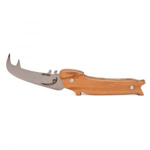 Roger orfevre Couteau &agrave; fromage Rhino - Marron - Inox
