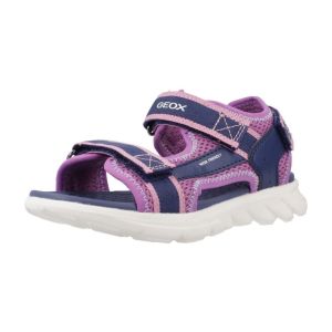 Geox J Sandal AIRADYUM GI, Navy/Purple, 25 EU