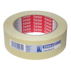 Tesa Ruban protection peinture - 50 m x 38 mm - Ruban masquage, Ruban protection