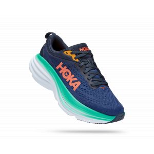 Image de Hoka Bondi 8 Chaussures pour Femme en Outer Space/Bellwether Blue Taille 41 1/3 | Route