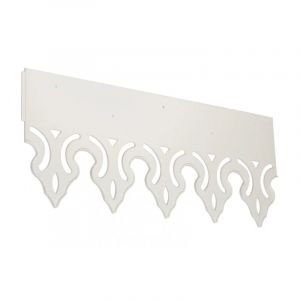 Nicoll Lambrequin 200 x 500 mm, blanc à l'unité