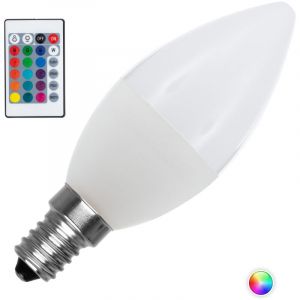 TechBrey Ampoule LED Dimmable E14 4.5W 450 lm C37 RGBW RGBW