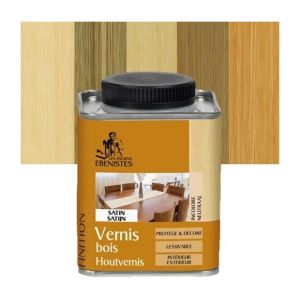 Les Anciens Ebénistes VERNIS BOIS SATINE 1L CHENE MOYEN - chêne moyen