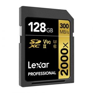 Lexar SDXC 128 Go Professional UHS-II 2000x (300Mb/s) + lecteur UHS-II