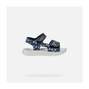 Geox B&eacute;b&eacute; gar&ccedil;on B Sandal LIGHTFLOPPY, Navy/Royal, 20 EU