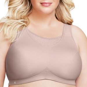 Glamorise Sport-Bustier mit bestem Halt - Roségold Unterwäsche 1 ct Damen (58.89 / 1 ct)
