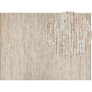 Image de Beliani Tapis en coton 300 x 400 cm beige et blanc BARKHAN