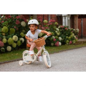 Vélo 12 pouces crème intemporel pour enfant de 2-4 ans – Cadre léger