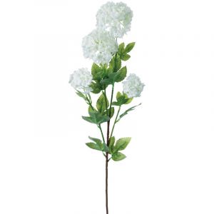 Image de Fleur Artificielle "Boule de Neige" 90cm Vert