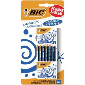 Bic Lot de 60 Cartouches courtes Universelles - Bleu