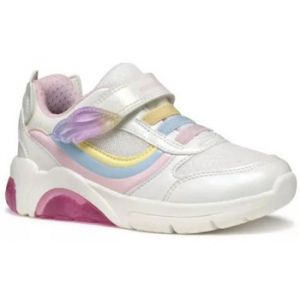Geox J FADINLIGHT Girl A Basket, White/Multicolor, 27 EU