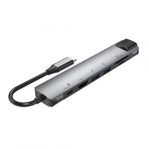 Accsup HUB USB-C 7 en 1