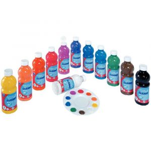 Image de Lefranc & bourgeois Gouache liquide ultra lavable - carton de 12 flacons de 500ml