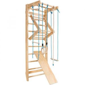 COSTWAY Espalier,Ec lle de Gymnastique 80x60x220 CM Multifonctionnel pour Adulte / Enfant, pour Maison, Salle de Sport etc