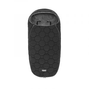 Inglesina Sac de manteau de marque anglaise modèle Stroller Wintermuff Vulcan Black