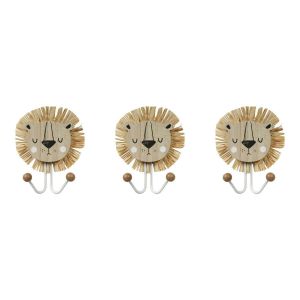 Patère Lion Beige naturel