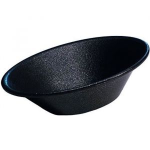Grilo 417503 Lot 6 Petit Moule (Pastel de Nata) 7,5 x 2 cm-Dulce, Autre, Noir