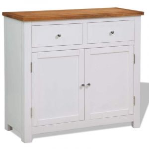 Image de Buffet bahut armoire console meuble de rangement 90 83 cm bois de c ne m if 4402083