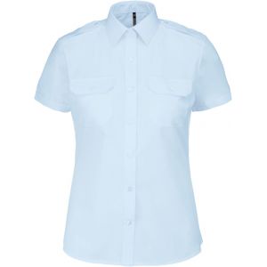 Kariban K504 - Chemise pilote manches courtes femme Sky Blue - S