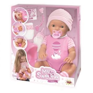 Splash Toys SH-TOYS Poupon avec ses accessoires My sweetie baby - Rose