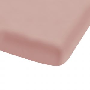 Matt & Rose Drap Housse 140x190/200 cm Uni Coton LAVÉ | 100% Coton | Oeko-TEX | Nude