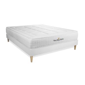 Image de Pack matelas sommier kit 160x200 oreiller couette