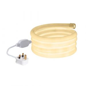 Ruban Led N&eacute;on Dimmable 220v Blanc Neutre Circulaire 360 9w/M Coupe 100cm Ip67 Sur Mesure 25 M