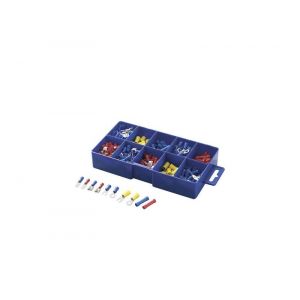 Image de Tru Components Assortiment de cosses 732038 0.50 mm² 2.50 mm² bleu, jaune, rouge 450 pc(s)