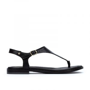 Pikolinos Sandales plates en cuir ALGAR W0X - Couleur NEGRO - Taille 39