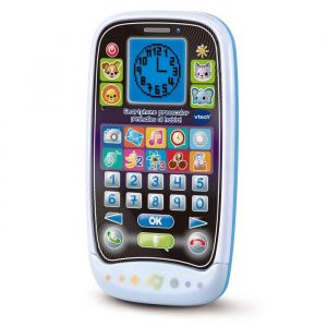 Vtech Smartphone préscolaire Animaux à la Parole, 3480-529222, Bleu