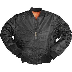 Mil-tec Blouson aviateur US MA1 PES noir Größe L