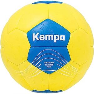 Kettler Spectrum Synergy Plus Handball Ballon de Match et d'entraînement Unisex-Adult, Jaune de suède/Bleu de s, 2