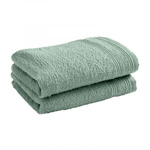 Univers décor Coton Pur - 4 Serviettes Invite Spa vieux rose