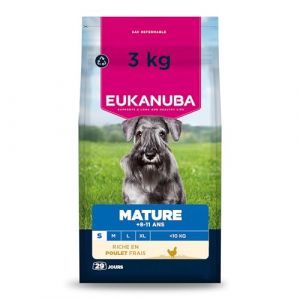 Eukanuba Nourriture s&egrave;che pour Chiens au Poulet Frais pour Petites Races, Nourriture s&egrave;che Premium pour Chiens matures, 3 kg