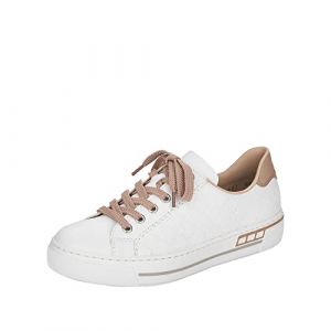 Rieker L88w2-80, Basket Femme, Blanc, 40 EU