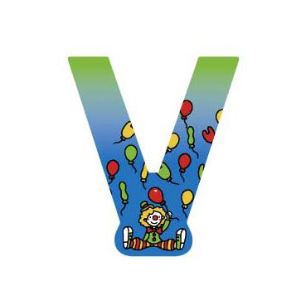 Goki Lettre décoration Circus : V