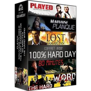 Image de Coffret 100% Hard Day : Played - Mauvaise planque - The Lost Samaritan - 80 minutes - The Hard Word